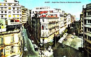 Alger - Angle Rue Charras et Boulevard Baudin
